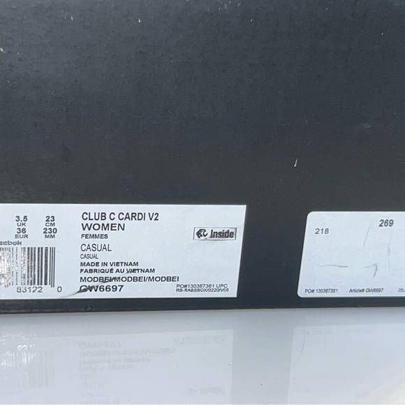 Women's Reebok Cardi B Club C V2 - Picture 13 of 13